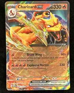 Pokemon TCG - Charizard ex 006/165 - Scarlet & Violet 151 Holo - Image 1
