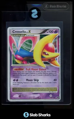 2008 POKEMON DIAMOND & PEARL GREAT ENCOUNTERS #103/106 CRESSELIA LV.X HOLO RARE - Image 1