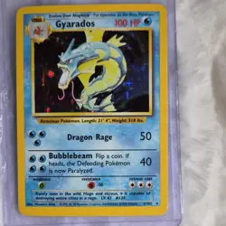 Pokemon Gyarados 6/102 Base Set Holo Rare 1999 100 HP Dragon Rage - Image 1