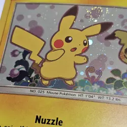 POKEMON TEAM UP SM BLACK STAR PROMO PIKACHU ⚡ #SM162 HOLO DOUBLE SWIRL 🌀 - Image 3