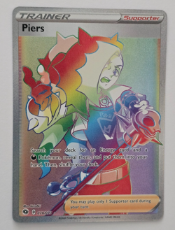 Piers 078/073 Rainbow Rare Champion's Path Pokemon NM - Image 1