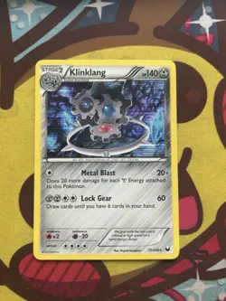 Pokemon Klinklang 77/108 - Holo - BW Dark Explorers - GLC - Excellent - Image 1