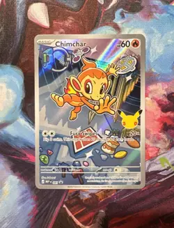 Chimchar 041 Black Star Promo Full Art First Partners 30 Anniversary Pokemon TCG - Image 1
