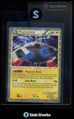 2010 POKEMON HEARTGOLD & SOULSILVER TRIUMPHANT #96/102 MAGNEZONE HOLO ULTRA RARE - Image 1