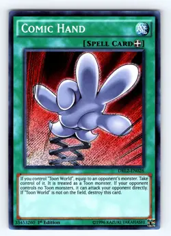Yugioh Comic Hand DRL2-EN026 Secret Rare - NM 💎 - Image 1