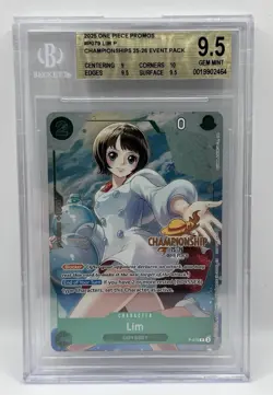 One Piece CCG Lim P-079 2025-2026 Championship Gold Stamp - BGS 9.5 - Image 1