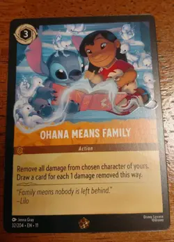 Disney Lorcana Ohana Means Family 32/204 NM Winterspell - Image 1