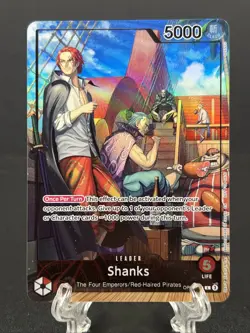 Shanks (2025 PSA Magazine Promo) OP09-001 One Piece Promotion Cards Foil - Image 1