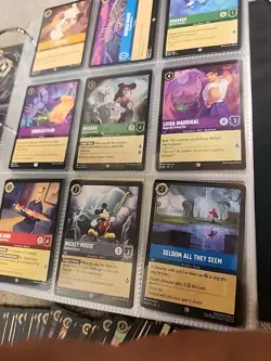 Disney Lorcana Collection Lot - 1,180 Cards! FOILS + Legendary Ursula + SR... - Image 4