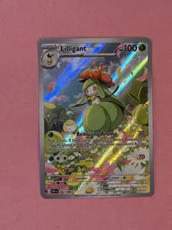 Pokemon Lilligant Illustration Rare Holo English Card Sv: Black Bolt 092/086 - Image 1