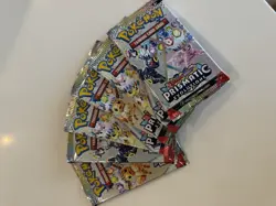 Pokemon TCG Prismatic Evolutions Booster Packs Lot (6 Packs) 10 Cards English - Image 1