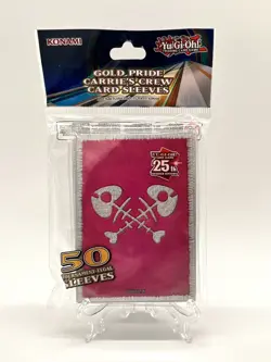 Yu-Gi-Oh! TCG Card Sleeves (50 Count Pack) Gold Pride Carrie's Crew - Image 1