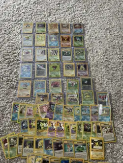 Huge Pokemon Collection Lot of 72 Cards Vintage Holos WOTC Holo LP/MP - Image 1