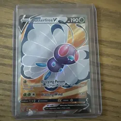 Pokemon TCG Butterfree v Darkness Ablaze Full Art Holo Card 177/189 - Image 1