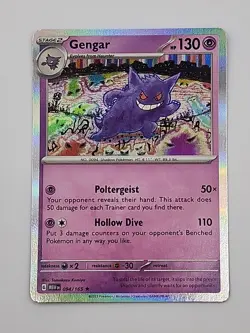 Pokemon TCG Gengar Rare Holo SV Scarlet & Violet 151 Card 094/165 NM Condition - Image 1