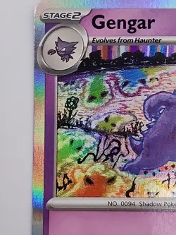 Pokemon TCG Gengar Rare Holo SV Scarlet & Violet 151 Card 094/165 NM Condition - Image 5