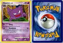 Pokemon Card - Haunter 40/100 Stormfront Uncommon Moderately Played - Image 3