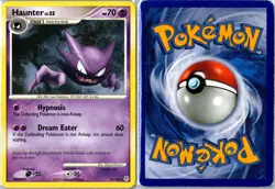 Pokemon Card - Haunter 50/130 Diamond & Pearl Uncommon Heavily Played - Image 3