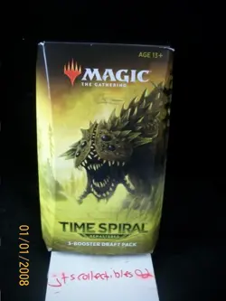 2021 Magic The Gathering TIME SPIRAL Remastered 3-Booster Draft Packs Pack Box - Image 1