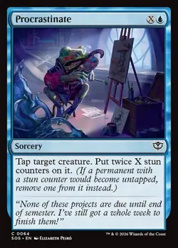 Procrastinate x4 FOIL Secrets of Strixhaven SOS NM MTG - Image 1