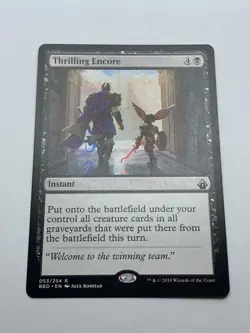 Thrilling Encore - Battlebond - MTG - Rare - Magic the Gathering - Image 2