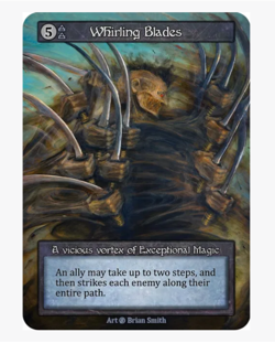 x3 Whirling Blades Exceptional Beta Sorcery Contested Realm - Image 1