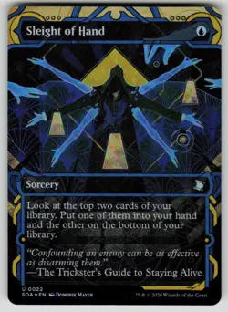 Sleight of Hand Foil Uncommon Secrets of Strixhaven: Mystical Archive 22 MTG NM - Image 1