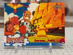 1999 Pokemon The First Movie #52 Pikachu's Vacation (Everyone Pull) Blue Logo NM - Image 1