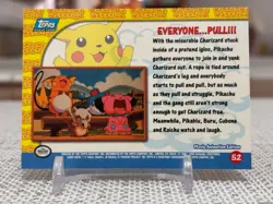 1999 Pokemon The First Movie #52 Pikachu's Vacation (Everyone Pull) Blue Logo NM - Image 2