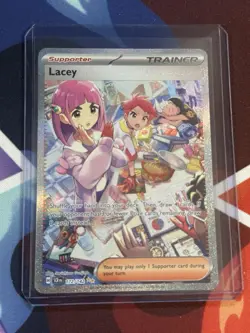 Pokemon TCG Lacey Stellar Crown 172/142 Special Illustration Rare - Image 1