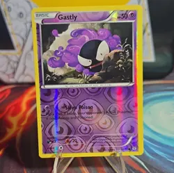 Pokemon Gastly 33/83 Generations Reverse Holo Common Basic Psychic 50 HP 2016 - Image 1