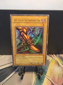 Yu-Gi-Oh Left Leg Of The Forbidden One LOB-121 Unlimited Ultra Rare NM- - Image 1