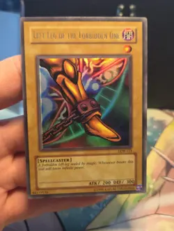 Yu-Gi-Oh Left Leg Of The Forbidden One LOB-121 Unlimited Ultra Rare NM- - Image 3