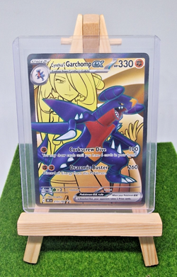 Cynthia's Garchomp ex 215/182 Destined Rivals Holo Pokemon - Image 1