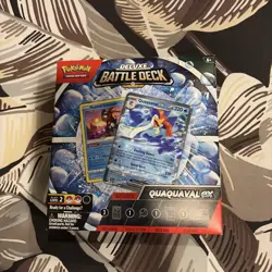 Pokemon TCG Deluxe Battle Deck Quaquaval EX NEW/SEALED - Image 1