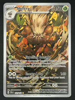 Shiftry 163/162 Illustration Rare Temporal Forces Pokemon Near Mint - Image 1