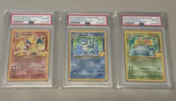 Pokemon Celebrations Sequential PSA 10 Charizard Blastoise Venusaur Set - Image 1