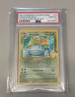 Pokemon Celebrations Sequential PSA 10 Charizard Blastoise Venusaur Set - Image 2