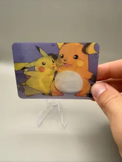 Vintage Pokemon Lenticular Pikachu Raichu Promo PIKA-0026D DVD 1997-1998 LP - Image 1