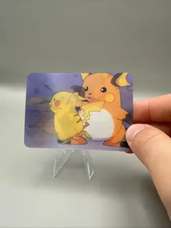 Vintage Pokemon Lenticular Pikachu Raichu Promo PIKA-0026D DVD 1997-1998 LP - Image 3
