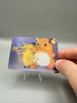 Vintage Pokemon Lenticular Pikachu Raichu Promo PIKA-0026D DVD 1997-1998 LP - Image 4