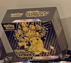 Pokemon Scarlet & Violet Surging Sparks Elite Trainer Box ETB Factory Sealed - Image 1