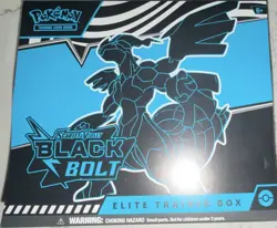 Pokemon TCG Scarlet & Violet Black Bolt Elite Trainer Box Black Bolt English - Image 1