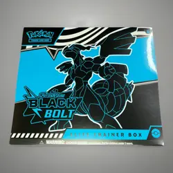 Pokemon Scarlet & Violet black bolt elite trainer box sealed - Image 1