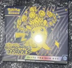 Pokemon Scarlet & Violet Surging Sparks Pokemon Elite Trainer Box ETB SEALED NEW - Image 1