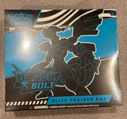 Pokemon TCG: Black Bolt Elite Trainer Box ETB Brand New *SEALED* - Image 1
