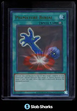 2023 YU-GI-OH! PHARAOH'S SERVANT 25TH ANNIVERSARY EN PREMATURE BURIAL ULTRA RARE - Image 1
