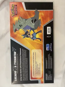 Pokemon TCG Lucario V & Tyranitar V Collector's Box - 14 Packs (NEW & SEALED) - Image 2