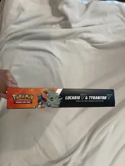 Pokemon TCG Lucario V & Tyranitar V Collector's Box - 14 Packs (NEW & SEALED) - Image 5