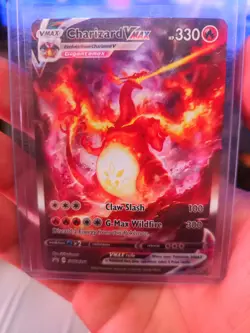 Pokemon Charizard VMAX SV107/SV122 Gigantamax Rare Foil 330 HP 300 ATK - Image 1